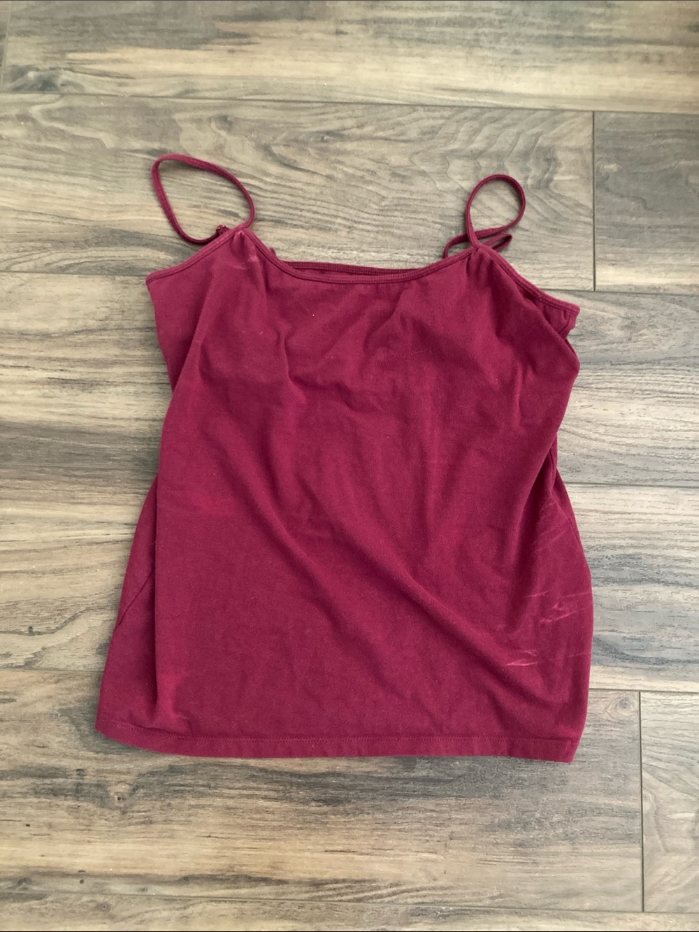 Sonoma Burgundy Spaghetti Strap Camisole